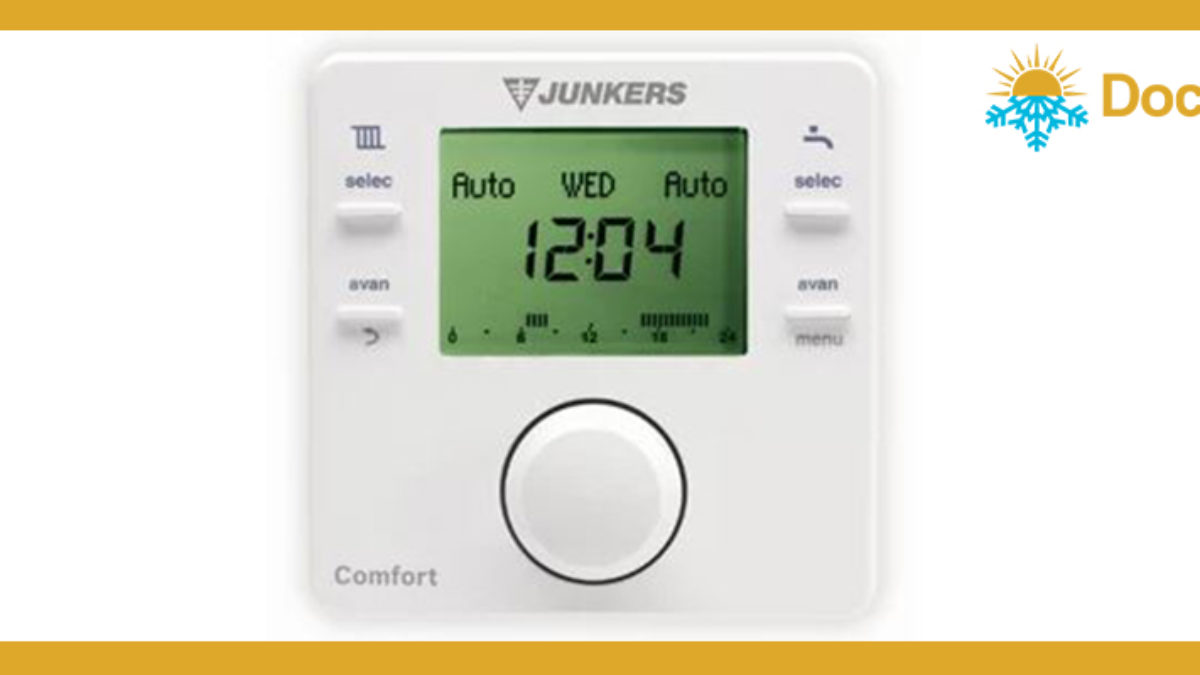▷ Instalar termostato inalámbrico para caldera Junkers
