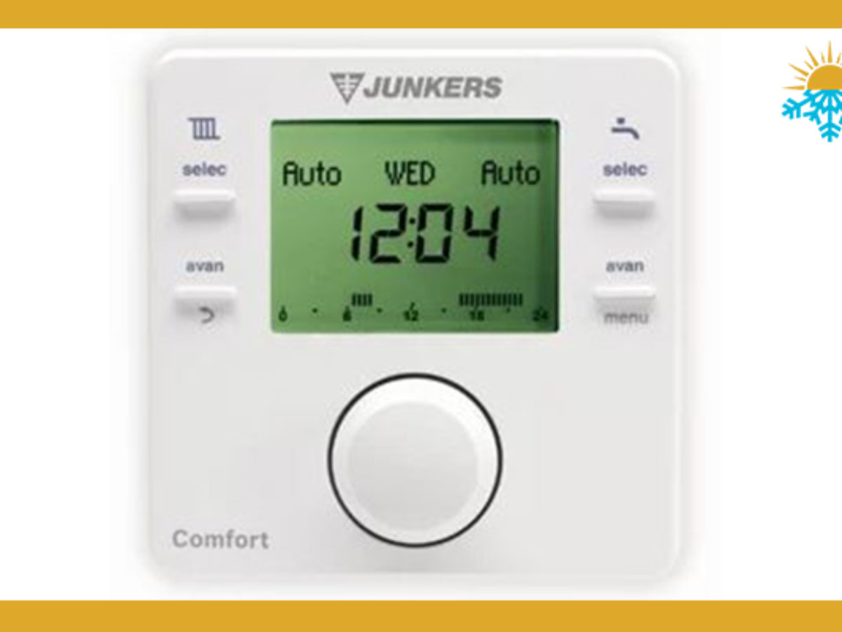 ▷ Instalar termostato inalámbrico para caldera Junkers